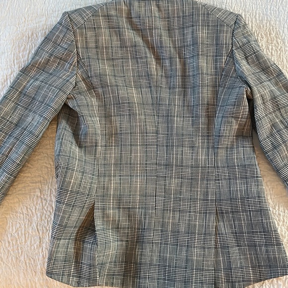 NWT Veronica Beard GIa Blue Plaid Dickey Jacket 6 - Picture 8 of 9